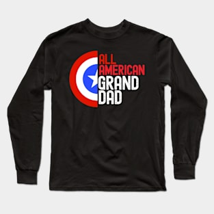 All american shield granddad Long Sleeve T-Shirt